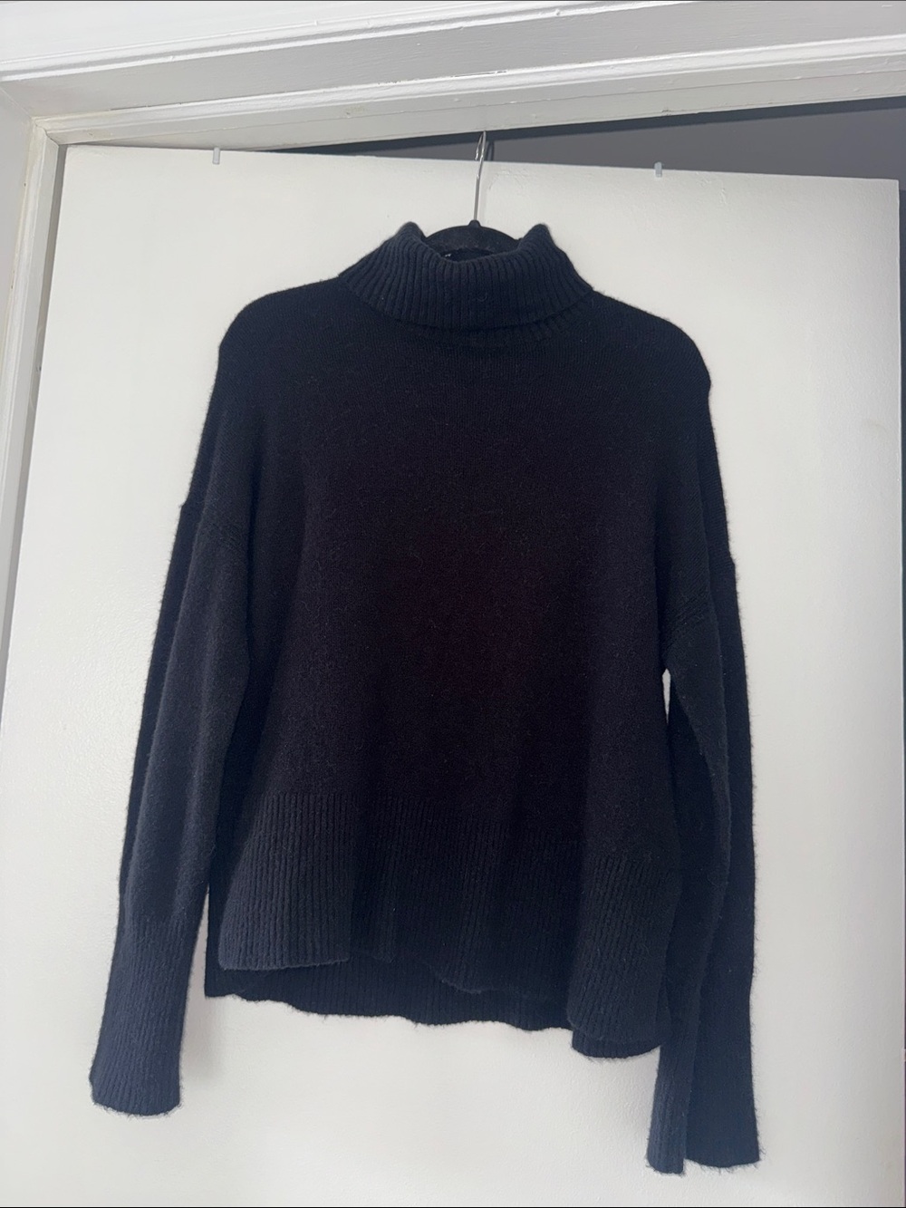 J. Crew Black Turtleneck Sweater - Classic Knit